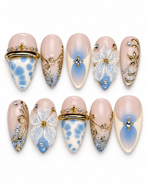 Blue Baroque Set