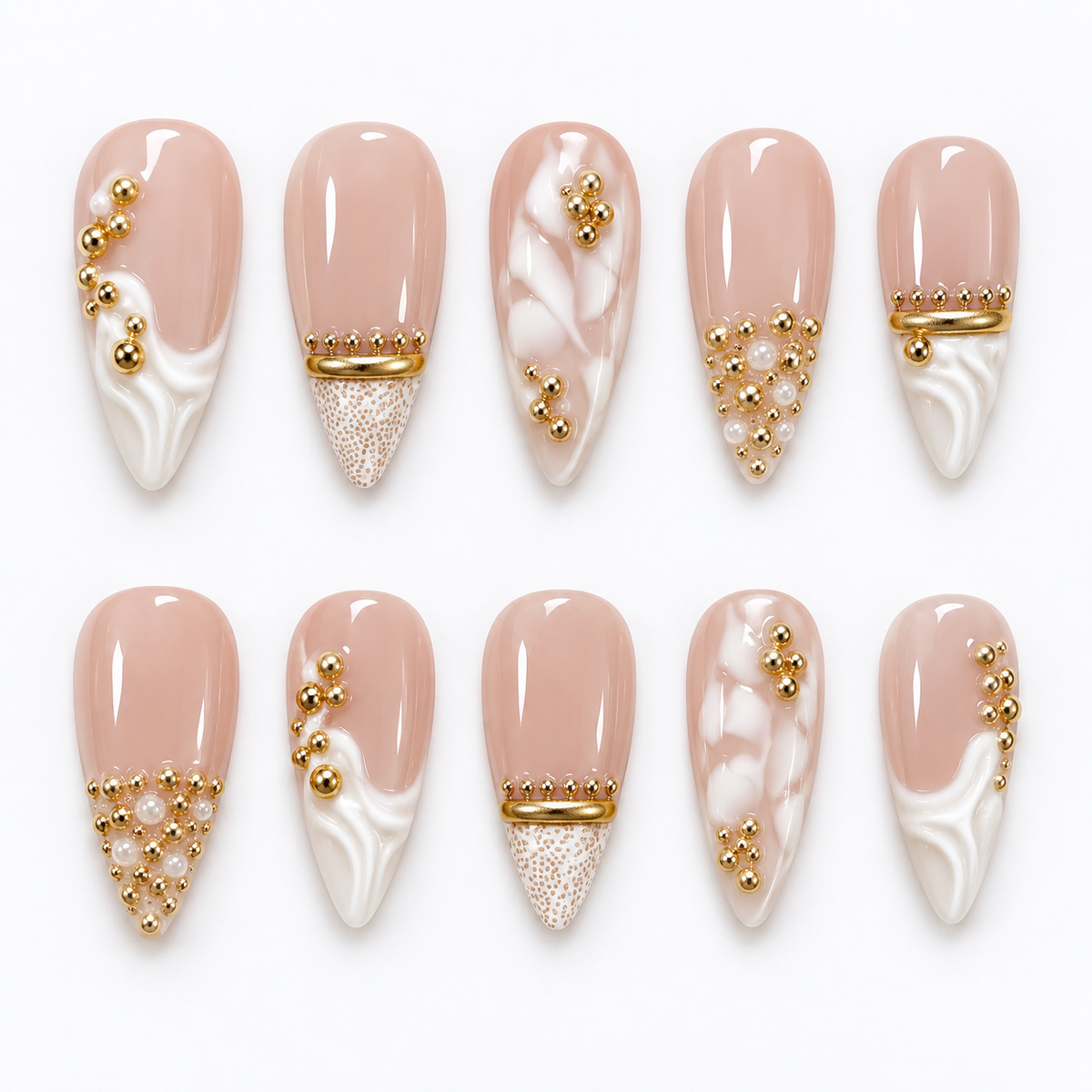 Champagne Veil Set