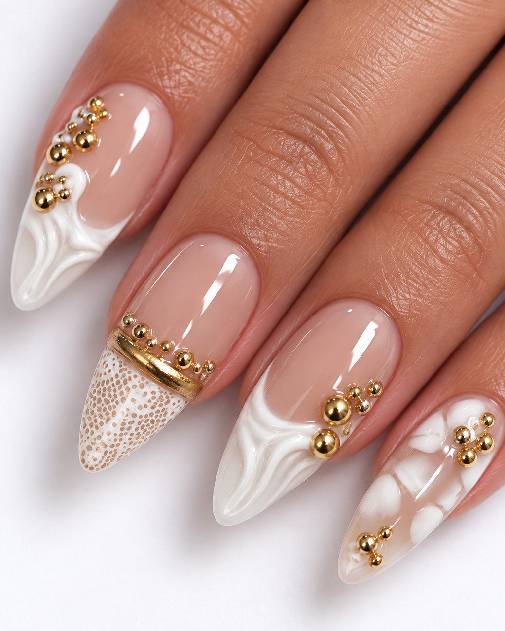 Champagne Veil Set