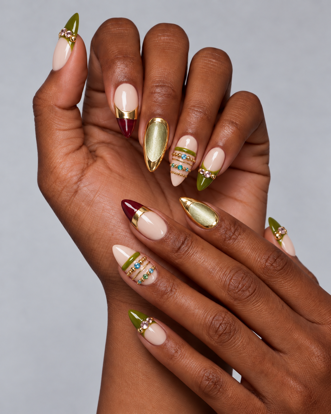 Gilded Olive Set